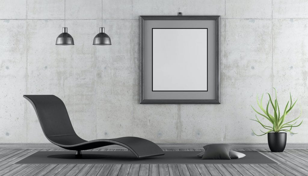 Minimalist living room interior design